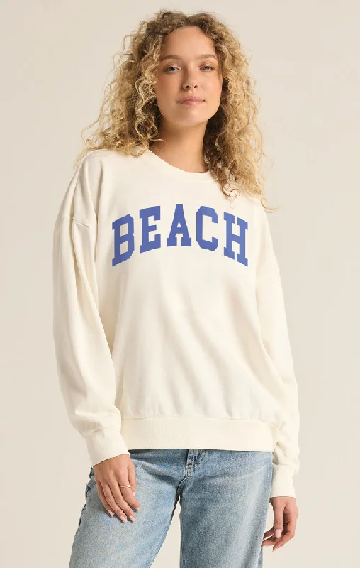 Z-Supply Beach Sunday Sweatshirt - SEA SALT The Latest Fashion Trends