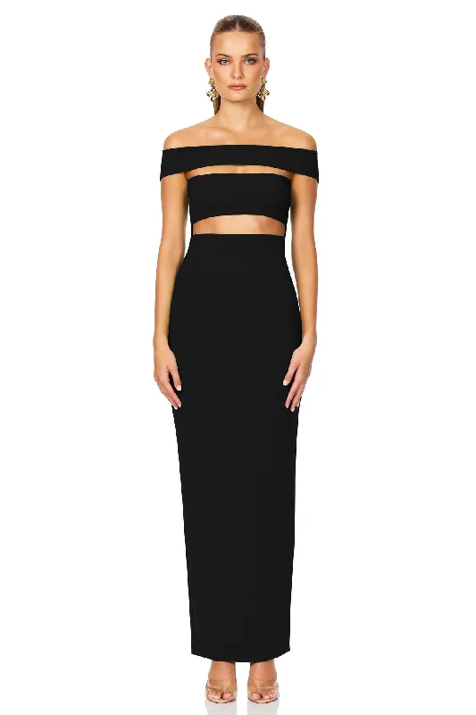 Nookie Naomi Gown - Black Everyday Glamour