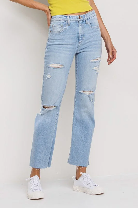 High Rise Straight Jean Absurdly Cheap Sale