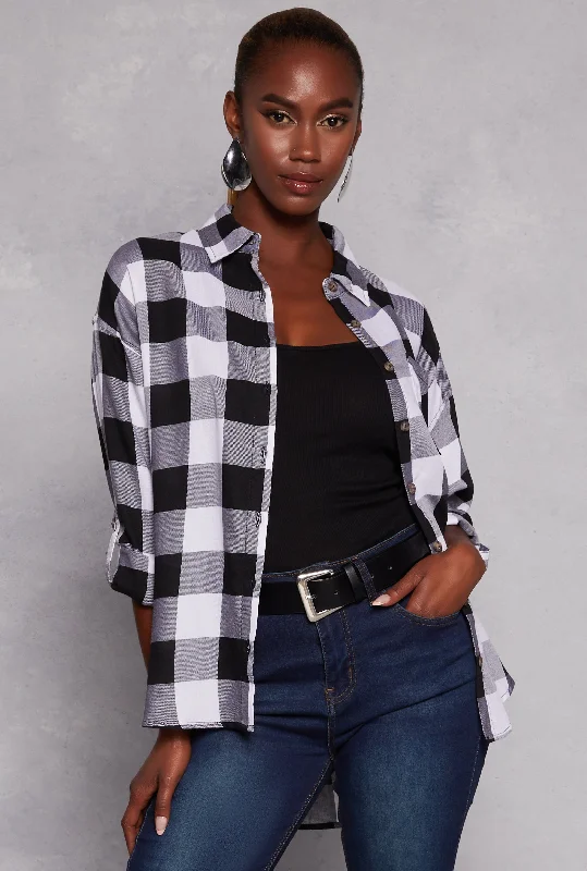 Buffalo Plaid Tunic Shirt Your Timeless Wardrobe Awaits