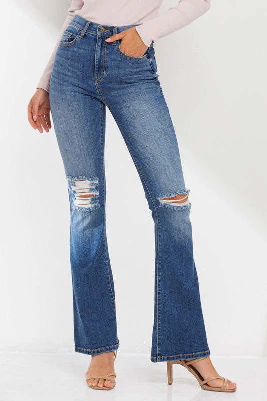 Bootcut Ripped Jeans Exclusive Designer Collection