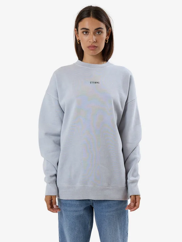 THRILLS Minimal Thrills Slouch Crew - ICEBERG Huge Price Cut