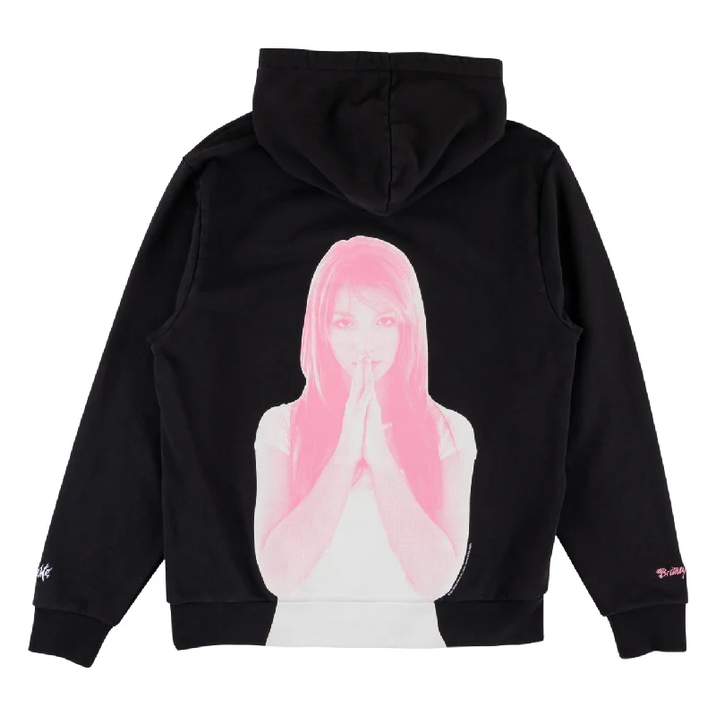 Welcome Britney Spears X Welcome - Believe Pigment-Dyed Hoodie - BLACK Trendy Threads