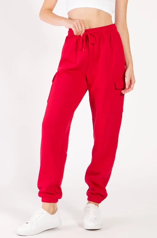 Oversized Fleece Cargo Sweatpants Vintage Style Clothing Sale