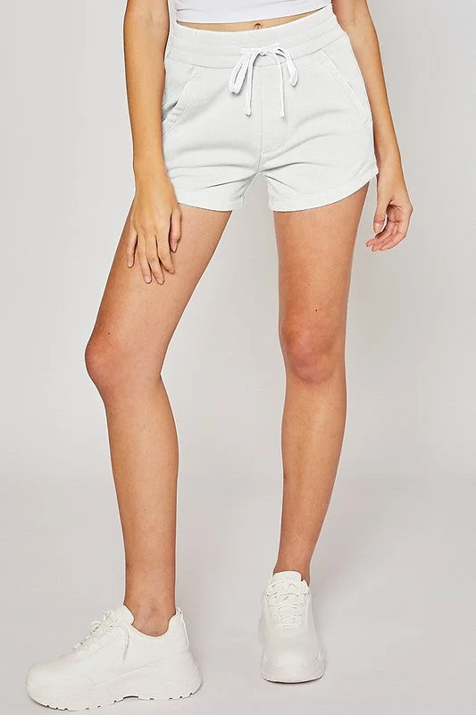 Fleece Burn Out Shorts Style Beyond Borders