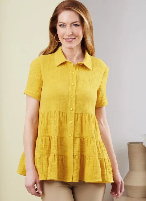 Butterick Tops B6897 Comfort Meets Fashion