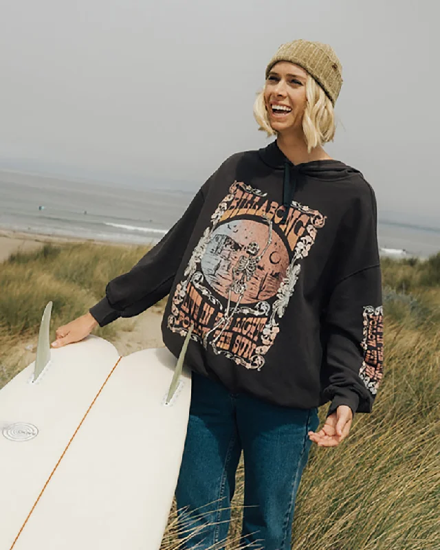 Billabong Rhythm Pullover Hoodie - BLACK SANDS Travel Essentials