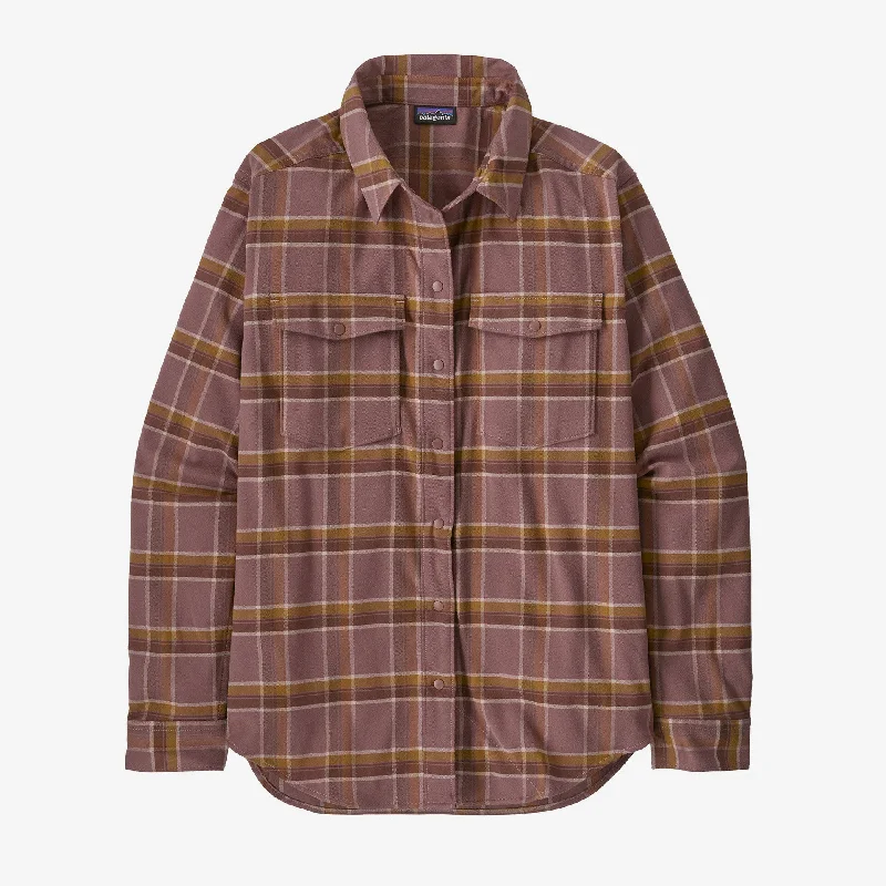 Patagonia Women's Canyonite Flannel Shirt - MOUNTAIN TREK DULSE MAUVE Unleash Your Trend Driven Style