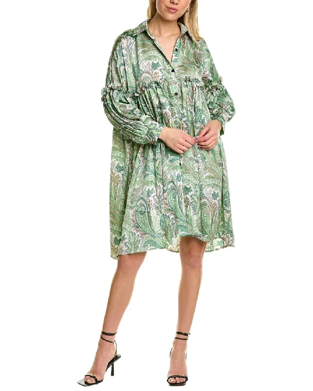 Beulah Ruffle Shirtdress Discover Now