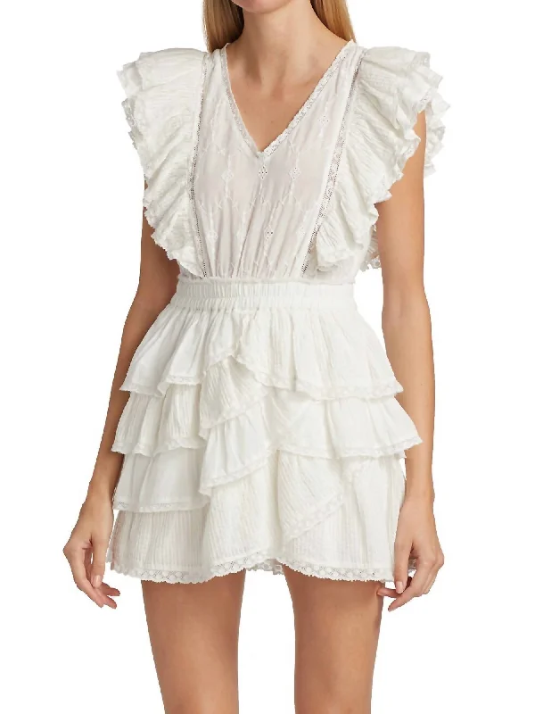 Corelli Dress in White Limited Time Offer