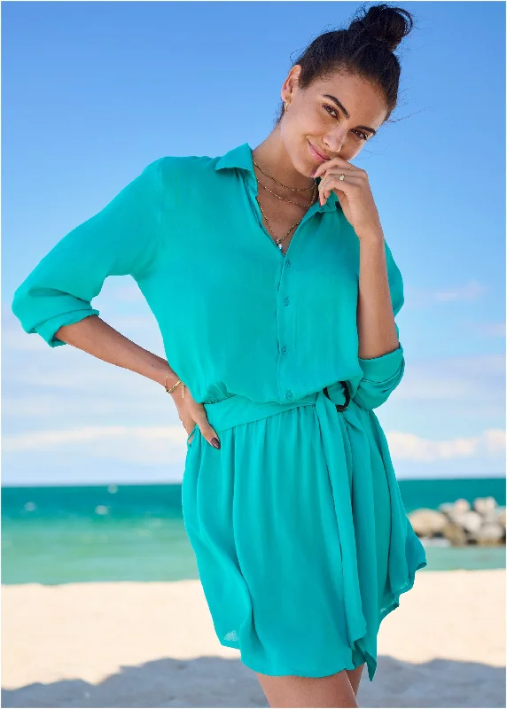 Deep Dive Cover-Up - Aqua Reef Flash Sale