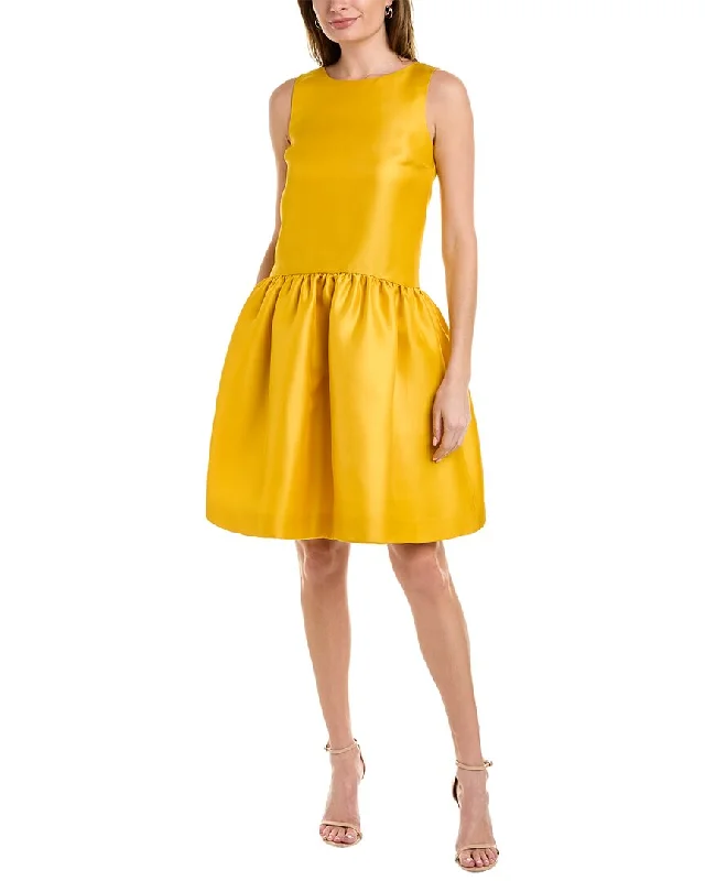 Oscar de la Renta Silk Cocktail Dress Special Offer For You