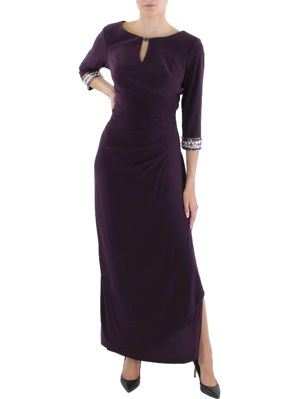 Womens Embellished Maxi Evening Dress Additional Time-Limited Offers